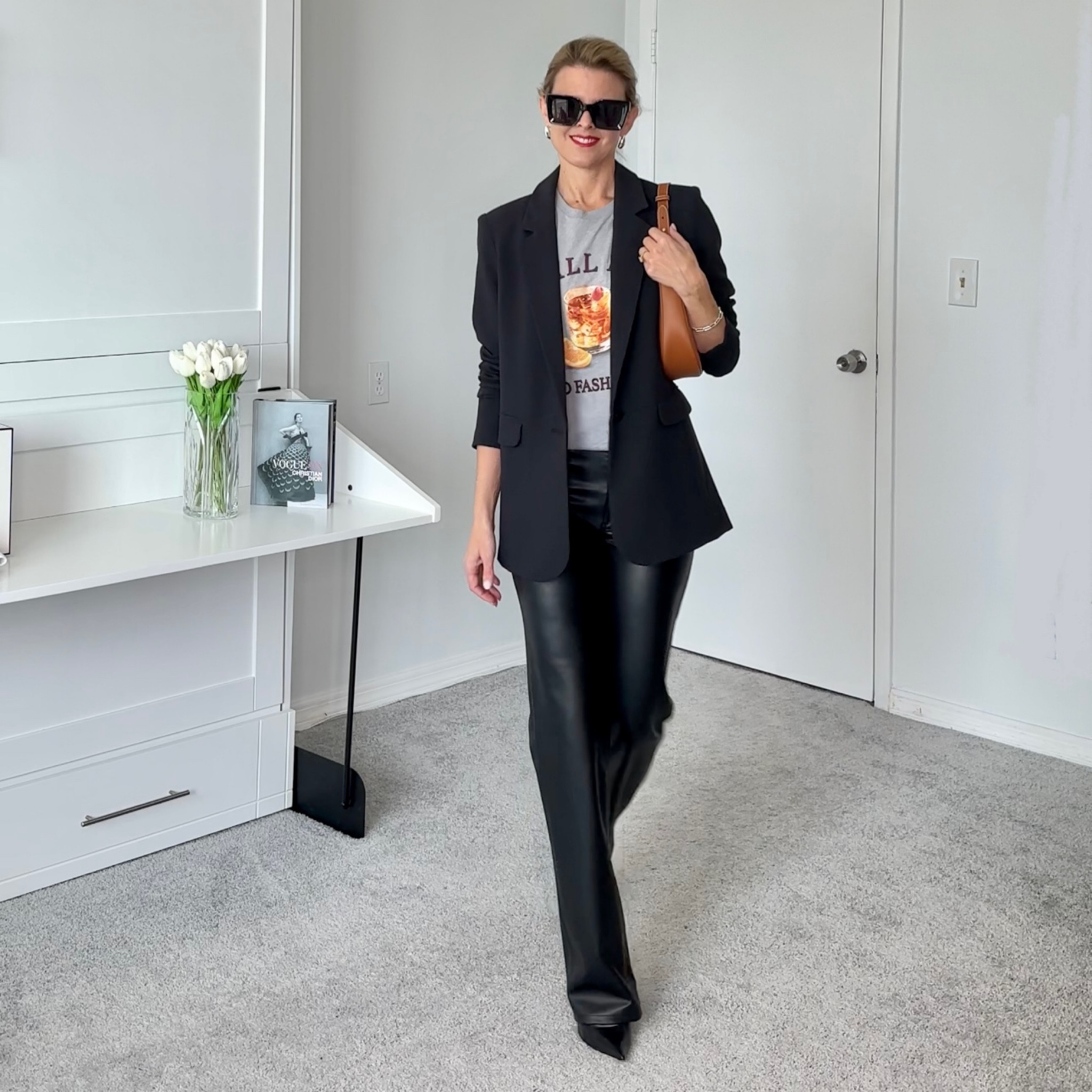 The t-shirt I bought for my husband,  but hey,    What's his is mine and what's mine is mine.    He wears a size medium.    So I'm wearing a size medium.   
(On a side note...    if someone you know likes to drink old fashions this is a great holiday gift.    It's never to early to shop shopping for the holidays.   


All else is true to size.

#LTKSeasonal #LTKfindsunder100 #LTKfindsunder50