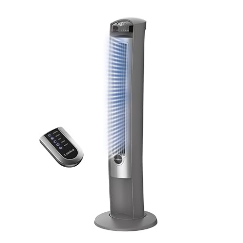Lasko Oscillating Tower Fan with Remote - Quiet Standing Fan for Bedroom, Office, and Home - 3 Sp... | Amazon (US)