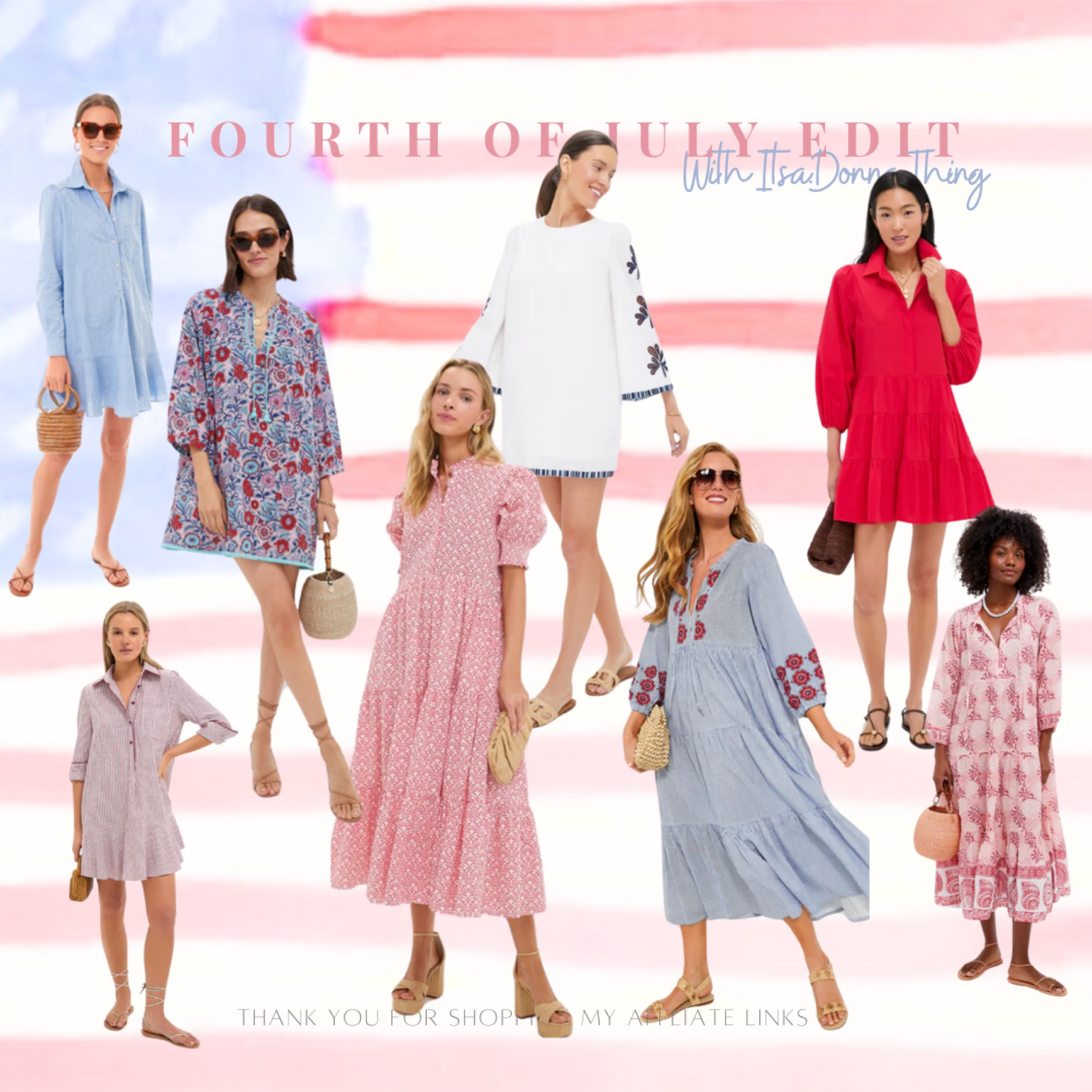 The Fourth of July edit for Tuckernuck. All dresses I own and love! All bump friendly! 
I wear a small in the Callahan and coverup. Medium in everything else, tts. 

#LTKsalealert #LTKbump #LTKmidsize