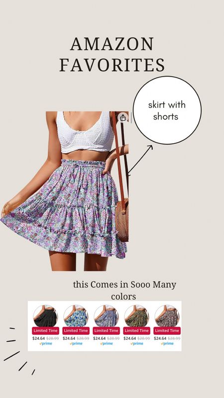 Amazon deal of the day
Skirt with shorts 
Amazon fashion 

#LTKsalealert #LTKstyletip #LTKfindsunder50