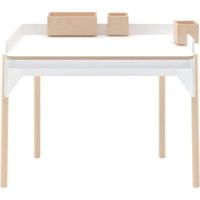 Click for more info about Brooklyn Desk, White/ Birch