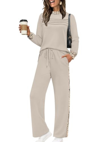 WIHOLL 2 Piece Sets for Women Fall Outfits 2026 Lounge Sets Airport Pajamas | Amazon (US)