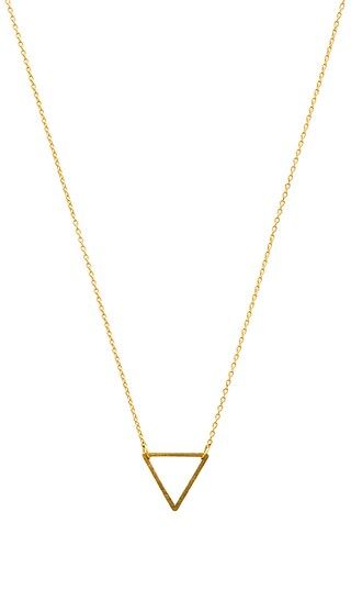 Frame Triangle Necklace | Revolve Clothing