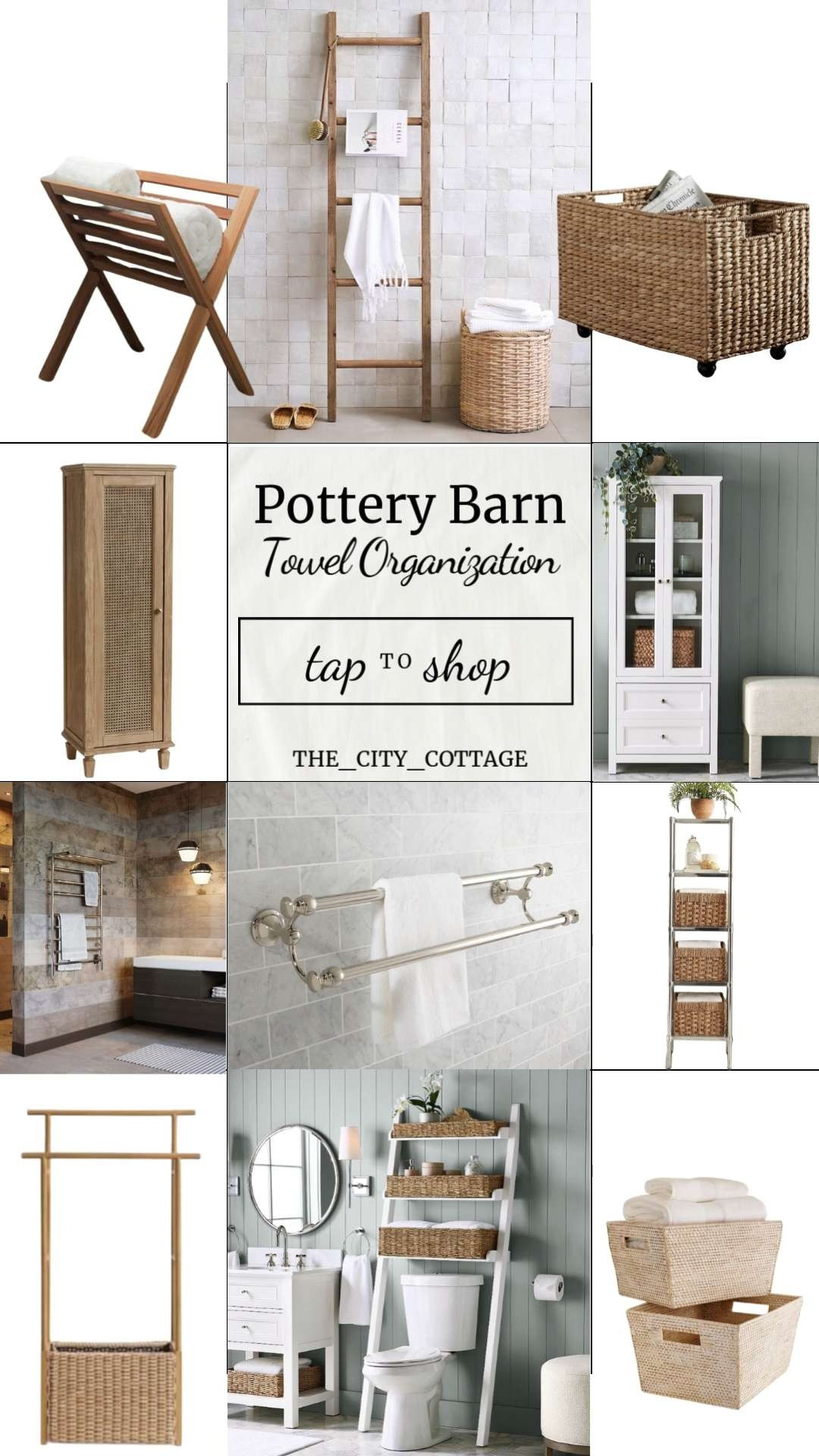 Bathroom organization, but make it elevated 🛁✨ 

These Pottery Barn towel organizers are perfect for keeping your space neat, styled, and spa-like—whether you’re working with a small powder room or a full primary bath. 

From warm teak holders to woven baskets and sleek storage cabinets, these pieces blend function with timeless design for an effortlessly pulled-together bathroom.

#bathroomorganization #potterybarn #bathroomstorage #towelstorage #bathroomdecor #spaathome #organizedhome #homeorganization #bathroominspo #neutralhome #coastalhome #modernbathroom #classicdecor #wovenstorage #wooddecor #bathroomessentials #homestyle #ltkhome #ltkit #ltkfind 

 #LTKHome
