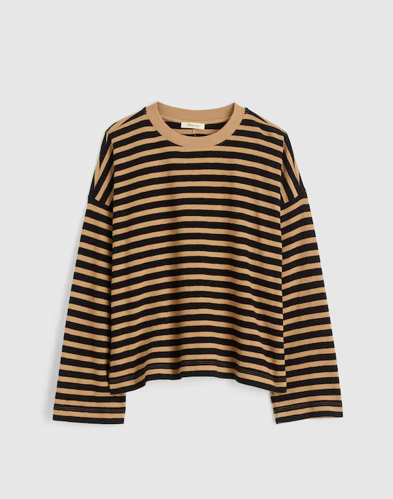 Easy Crewneck Long-Sleeve Tee | Madewell