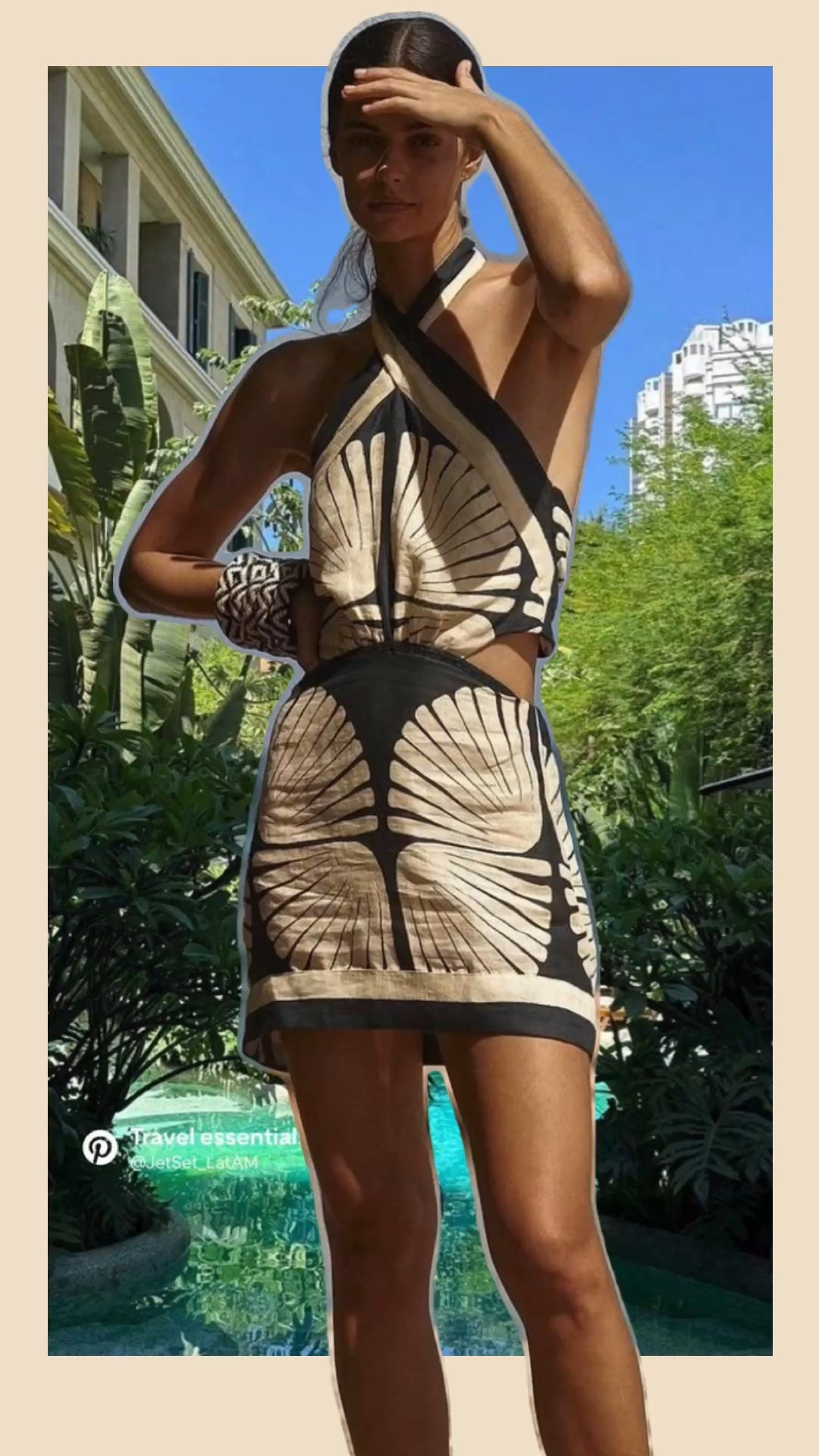 Resort Mini Dress Outfit • Tropical Vacation
Style
A sculptural resort mini dress in sun-washed neutrals
- the perfect look for warm destinations, poolside afternoons, and boutique hotel escapes across Latin America. Clean lines, earthy tones, and effortless glamour come together for a look that feels both modern and timeless. Curated by Jet Set LatAM, this outfit is made for summer travel, weekend getaways, and stylish warm-weather adventures. Save it for your next trip.

#LTKTravel #LTKGiftGuide #LTKCyberWeek