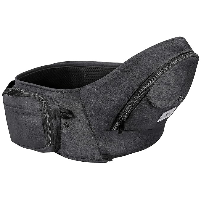 BABYMUST Hip Seat Baby Carrier, Advanced Adjustable Waistband &Various Pockets, Ergonomic Carrier... | Amazon (US)