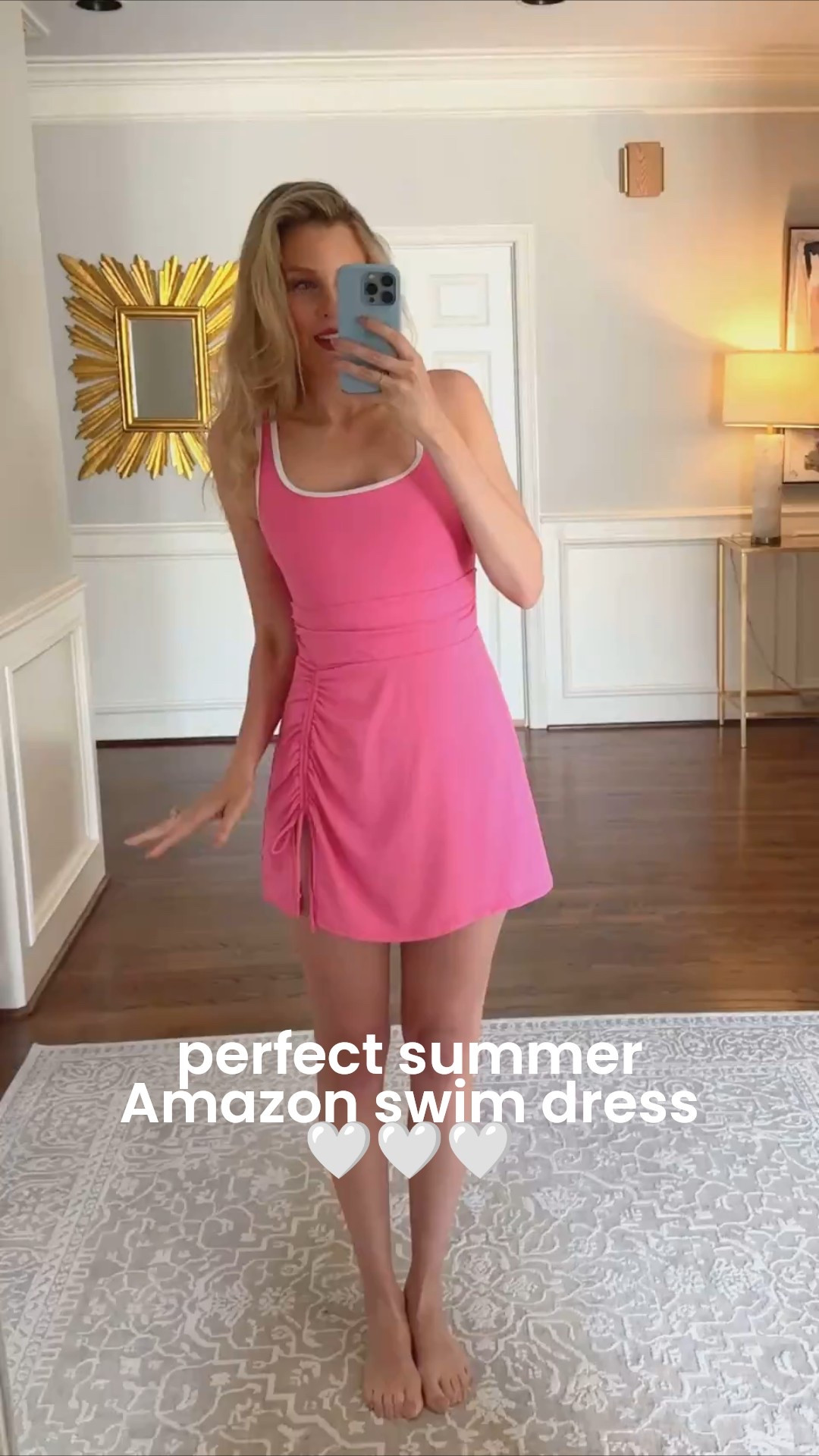 Cute and flattering Amazon swim dress! Perfect for the beach pool for mom’s or on family vacation. I’m 5’7 wearing a size small 

#LTKSeasonal #LTKFamily #LTKFindsUnder50