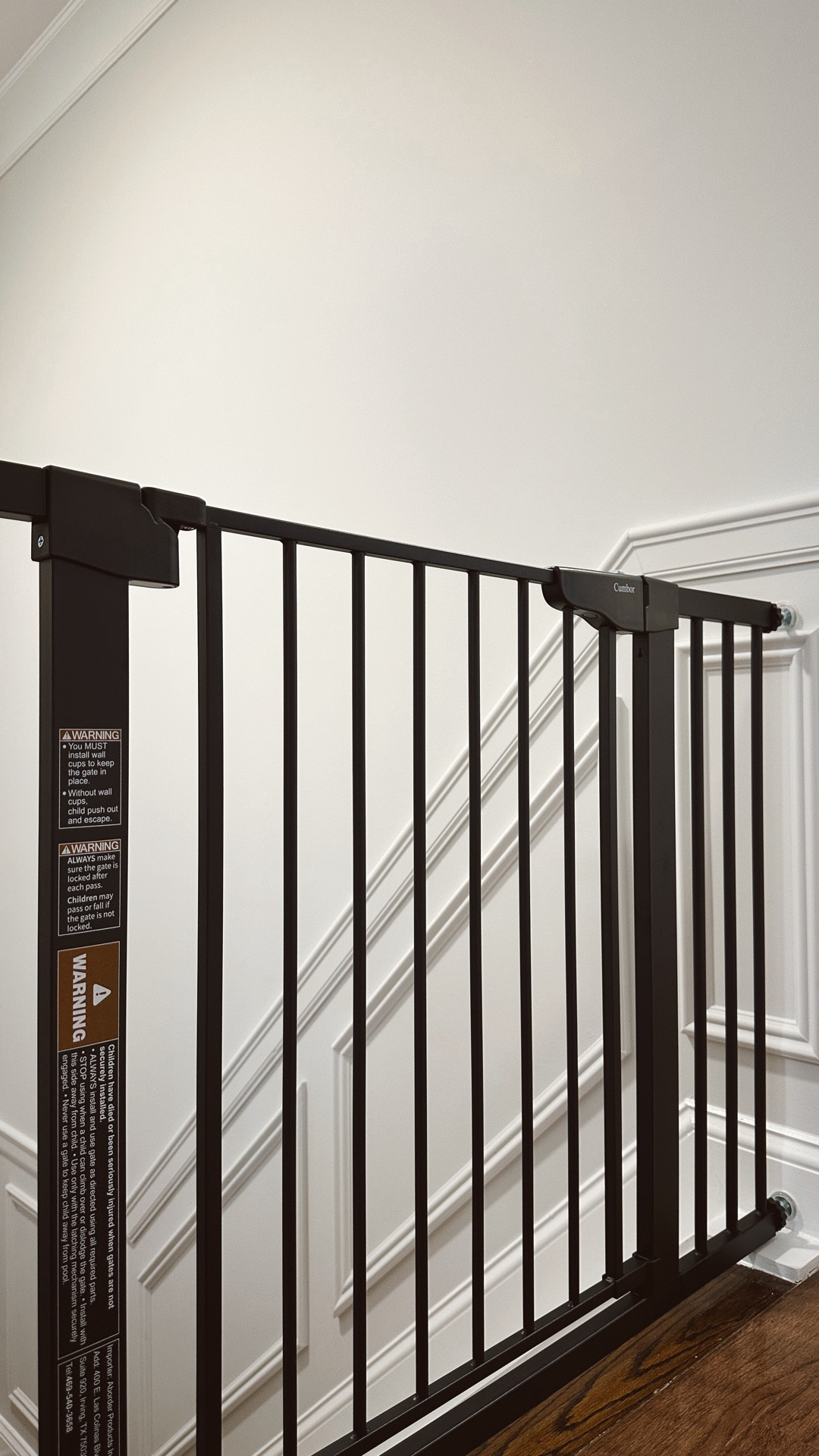We finally found a baby gate that blends so well with our home! It’s sturdy, easy to install (TOOK MINUTES) & keeps my little J safe while still looking modern!

Tap to shop the exact gate we used:
Shown here is Black 29.7-46”W x 30.5”H

#HomeSafety #BabyProofing #LTKHome #LTKKids #BabyMustHaves #MomLife #HomeDecorFinds #LTKFamily

#LTKFindsUnder100 #LTKHome #LTKBaby