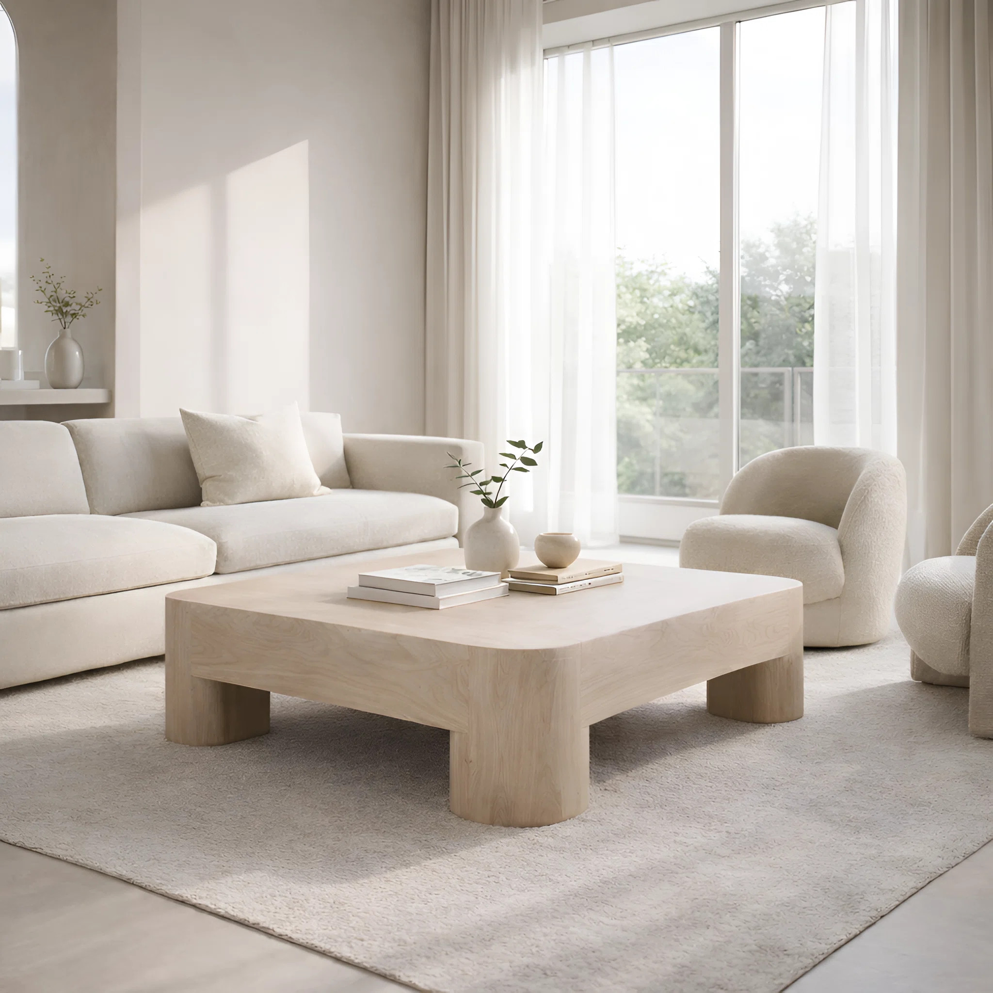 Seraphina Solid Wood Square Coffee Table | Wayfair North America