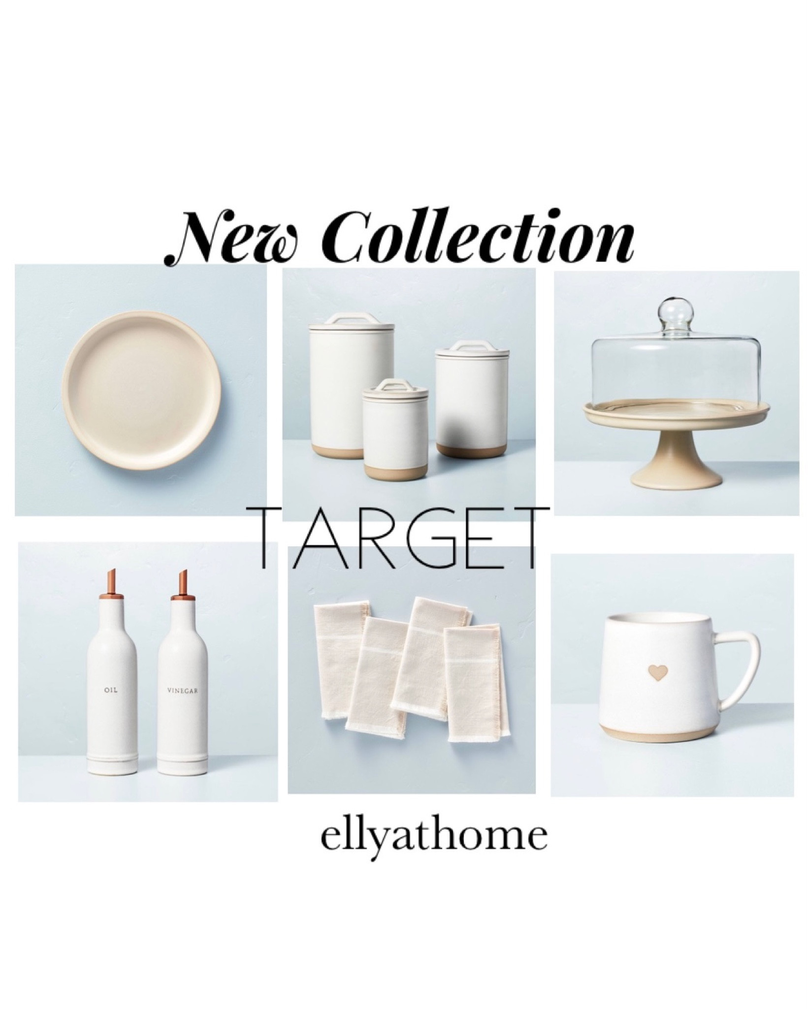 New collection from Joanna Gaines, Hearth and Hand at Target on December 26. Save and shop your favorites soon! Stoneware dessert cloche stand, heart mug, plates, canisters, oil and vinegar, color block napkins. Vase, greenery. Neutral kitchen styling. Home decor accessories. Free shipping. 


#LTKunder50 #LTKhome #LTKFind