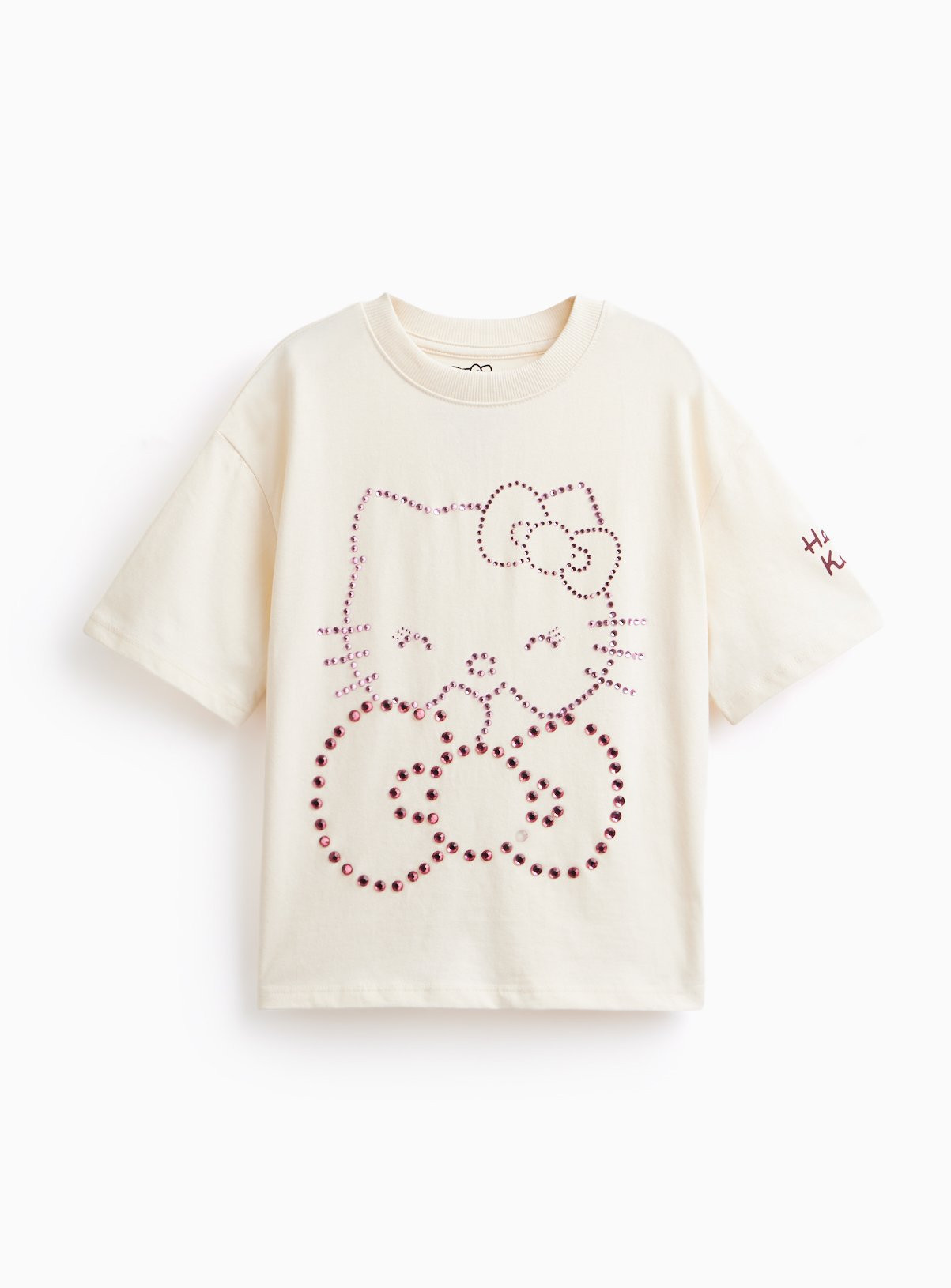 Cream Hello Kitty Cream T-Shirt - Hello Kitty by Sainsbury's | Tu Clothing