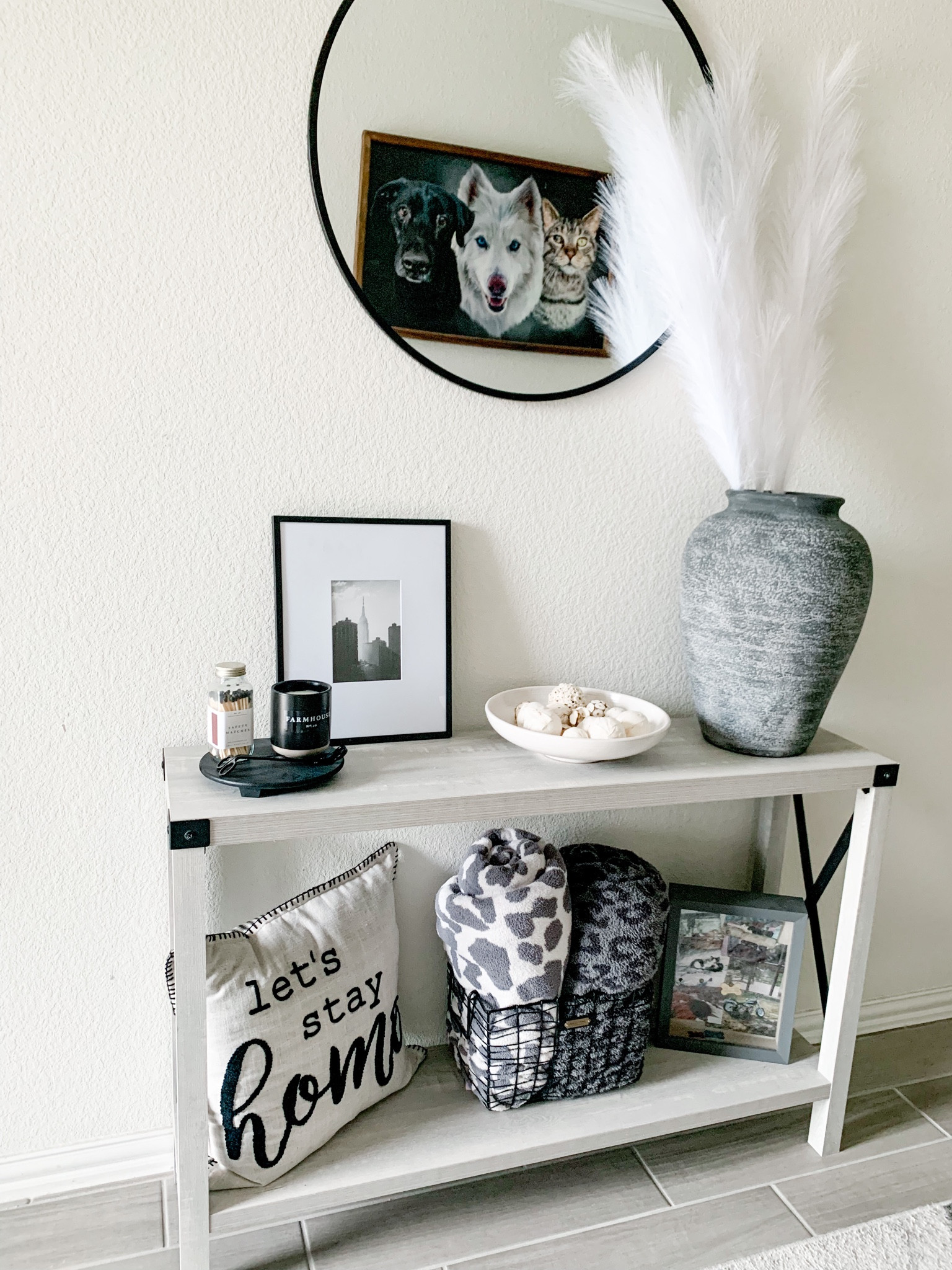 Loving my newly styled entryway! This vase is worth the $ and loving the all these pieces. #homedecor #home #decor #entryway #vase 

#LTKhome #LTKFind
