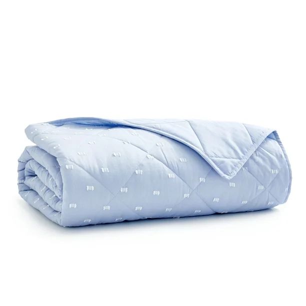 Gap Home Clipped Dot Organic Cotton Blend Quilt, Full/Queen, Blue/White, 1-Piece - Walmart.com | Walmart (US)