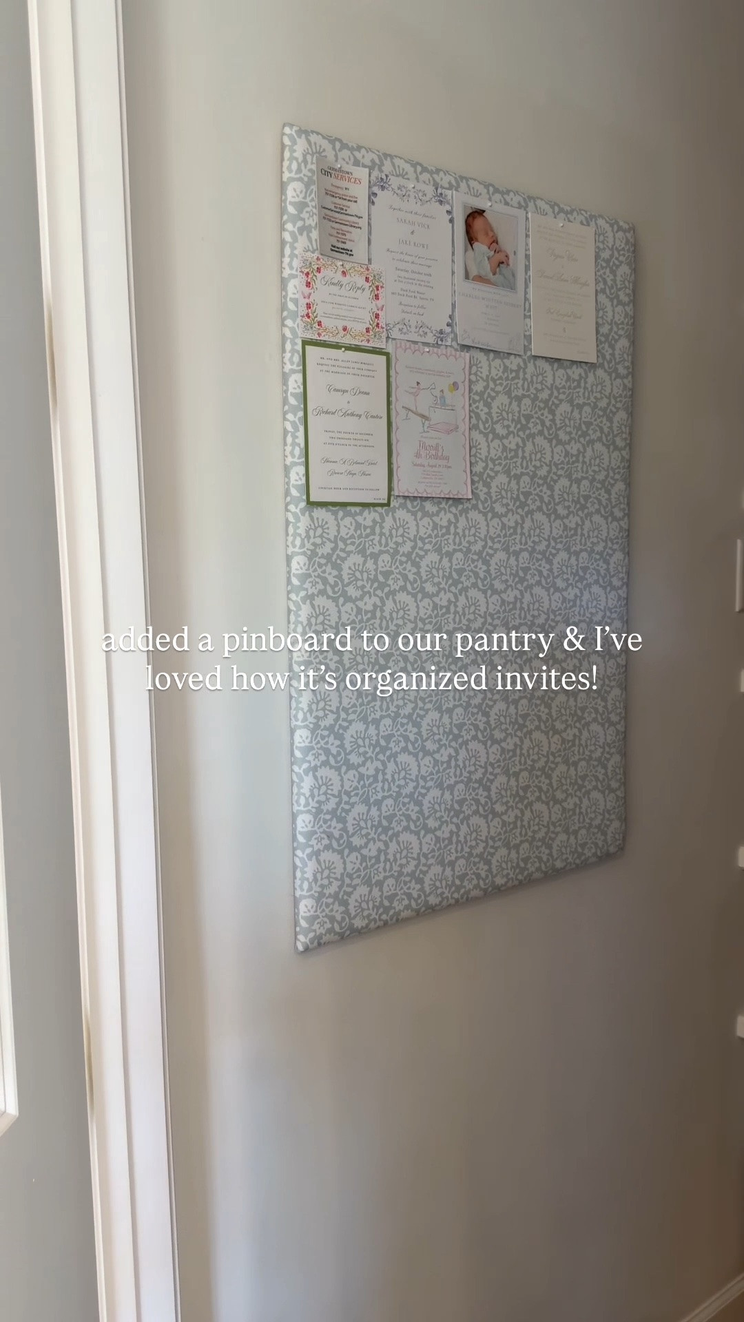 How we are organizing invitations in our pantry! I want to add a sky light calendar next!!

#LTKHome