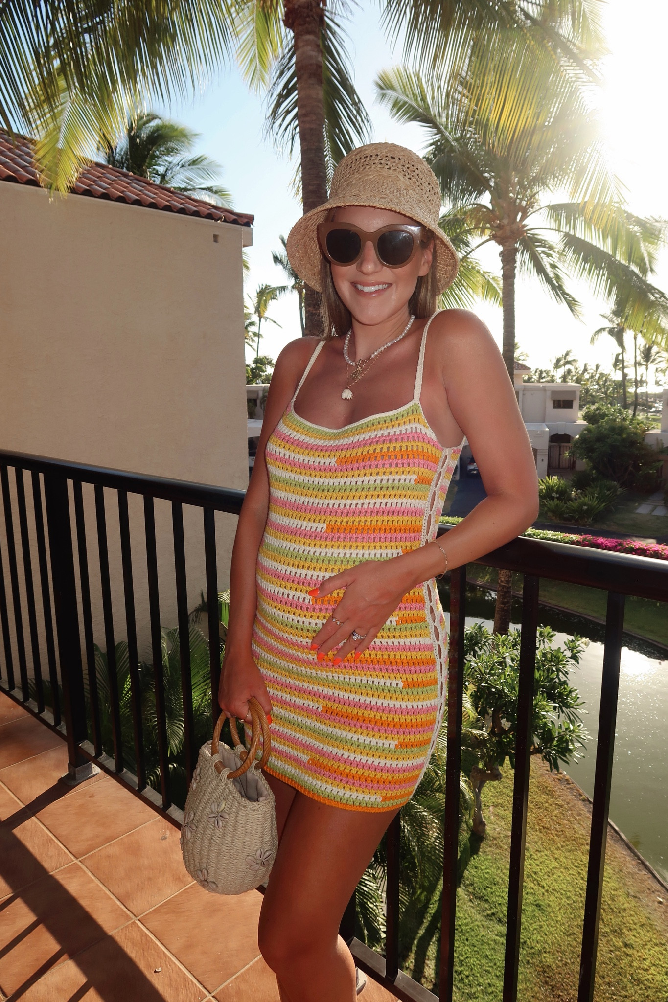 rhea open stitch mini dress ashgarzastyle on LTK