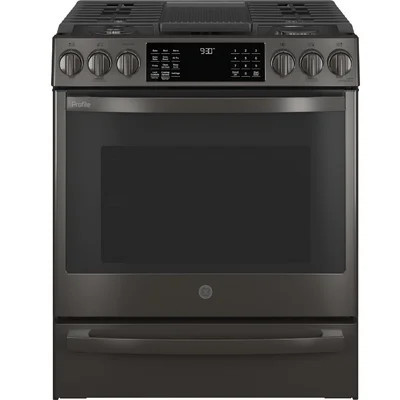 GE Profile Smart Appliances 30" 5.6 cu. ft. Smart Slide-In Gas with No Preheat Air Fry | Wayfair North America