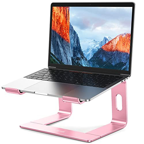 BESIGN LS03 Aluminum Laptop Stand, Ergonomic Detachable Computer Stand, Notebook Holder Compatible with Air, Pro, Dell, HP, Lenovo More 10-15.6" Laptops, Pink | Amazon (US)