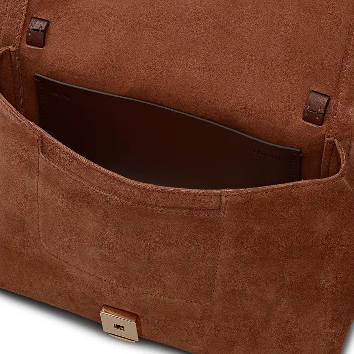 Mercer Street - Suede Medium Flapover Shoulder Bag | Nordstrom