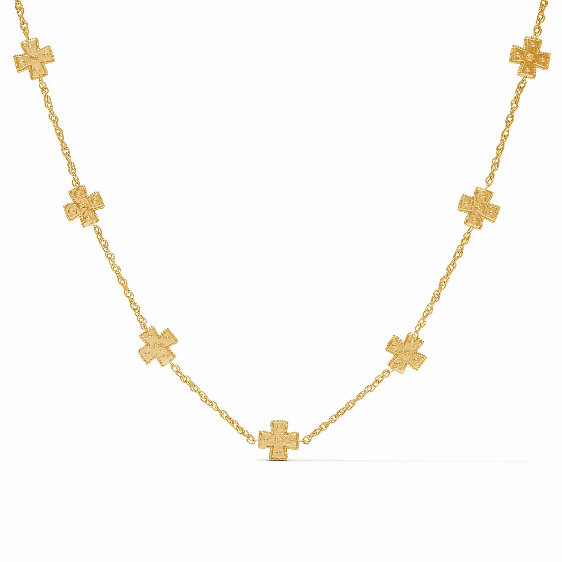Canterbury Delicate Gold Station Necklace | Julie Vos