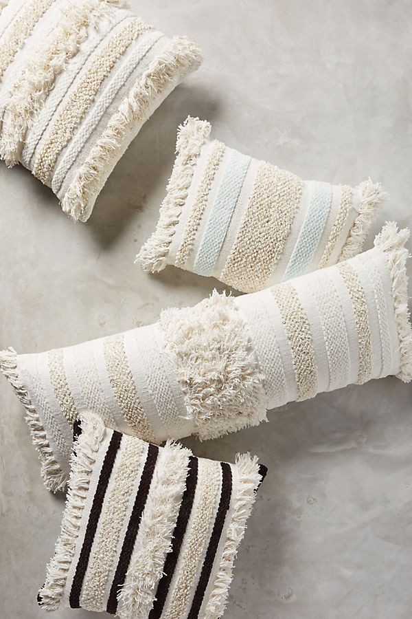 Textured Indira Pillow | Anthropologie (US)