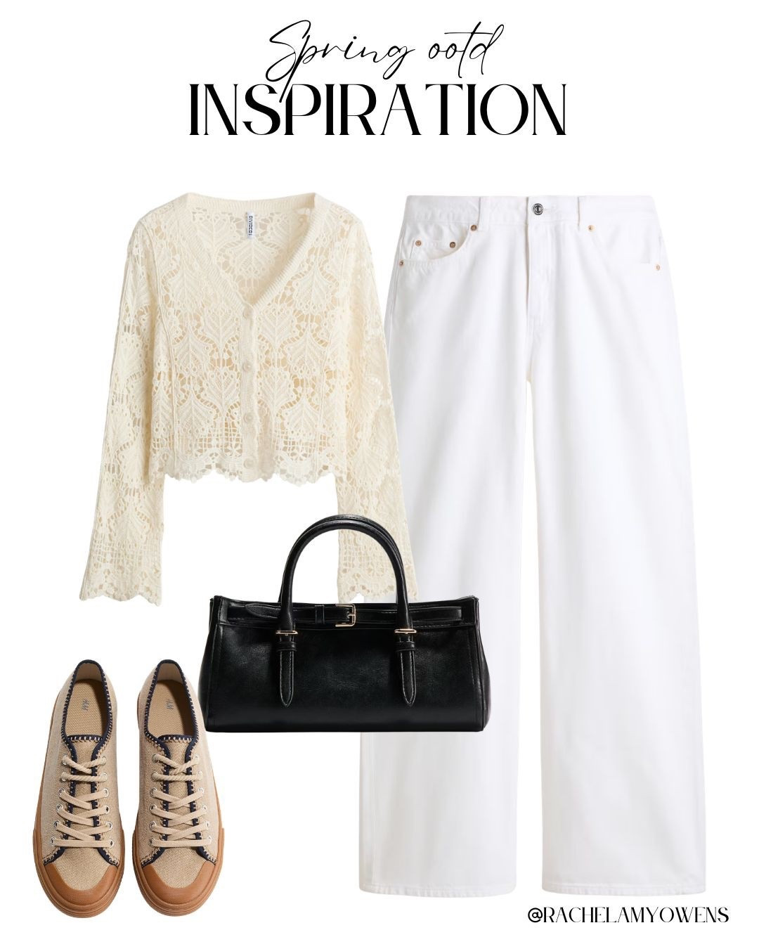Spring OOTD Inspiration 🌸

I am leaning into all the light textures for spring, and this crochet cardigan from H&M is the ultimate layering piece. It looks so chic paired with these crisp white wide-leg jeans for a monochromatic feel. 🤍

To keep the look grounded, I added these tan sneakers and a classic black structured handbag. It’s the perfect balance of casual and elevated for a weekend brunch or a coffee run. ☕️

I love how effortless this entire outfit feels for the warmer weather ahead. 🧺

#HMxME #SpringOOTD #SpringFashion #MinimalistStyle #WhiteDenim #StreetStyleInspo

#LTKspringtrends #LTKootd #LTKspring