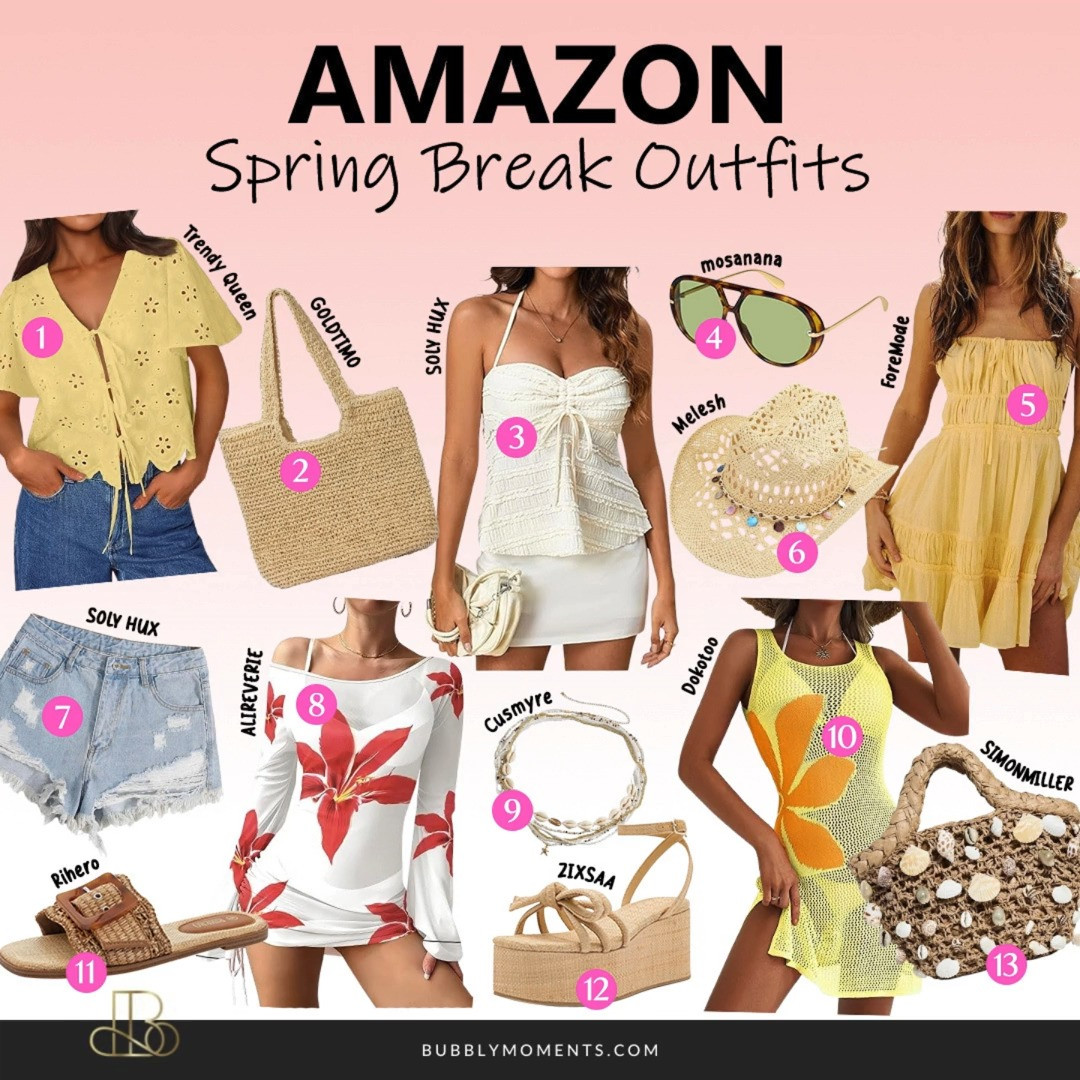 Spring break is calling, and these women’s outfits are ready to go wherever your plans take you 🌴 From beach walks and poolside lounging to brunch dates and sunset dinners, these spring break looks are all about effortless style, comfort, and confidence. Think flowy dresses, lightweight layers, trendy sets, chic swim cover-ups, and easy everyday pieces you can mix and match all trip long. These outfits are perfect for warm weather, travel days, and creating cute vacation photos without overthinking your look. Whether you’re heading to a tropical getaway, a city escape, or a relaxed staycation, these spring break outfit ideas make packing simple and stylish. Save this post for outfit inspiration, tap to shop your favorites, and refresh your spring wardrobe with pieces you’ll reach for again and again. These looks are versatile, on-trend, and perfect for women who want to look put-together while still feeling comfortable and carefree all season long.
#LTKBeauty #LTKootd #LTKTravel #springbreakoutfits #springbreakstyle #vacationoutfits #womenfashion #springfashion #resortwear #vacationstyle #traveloutfits #springoutfits #amazonfashion #amazonfinds #outfitinspo #styleinspo #womensstyle #beachoutfits #vacationvibes #springwardrobe #trendingfashion 

 