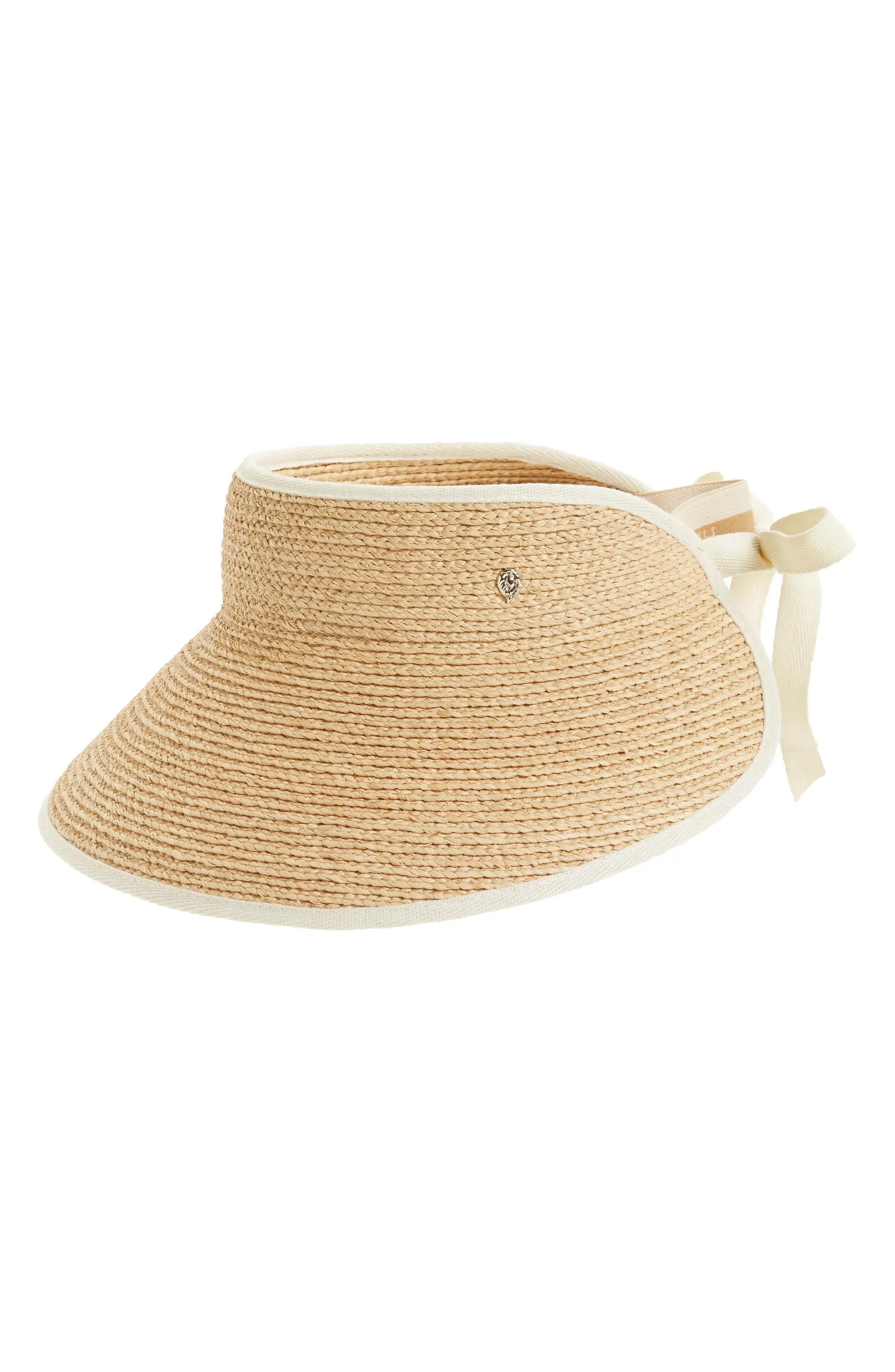 Helen Kaminski Mita Packable Raffia Visor | Nordstrom | Nordstrom