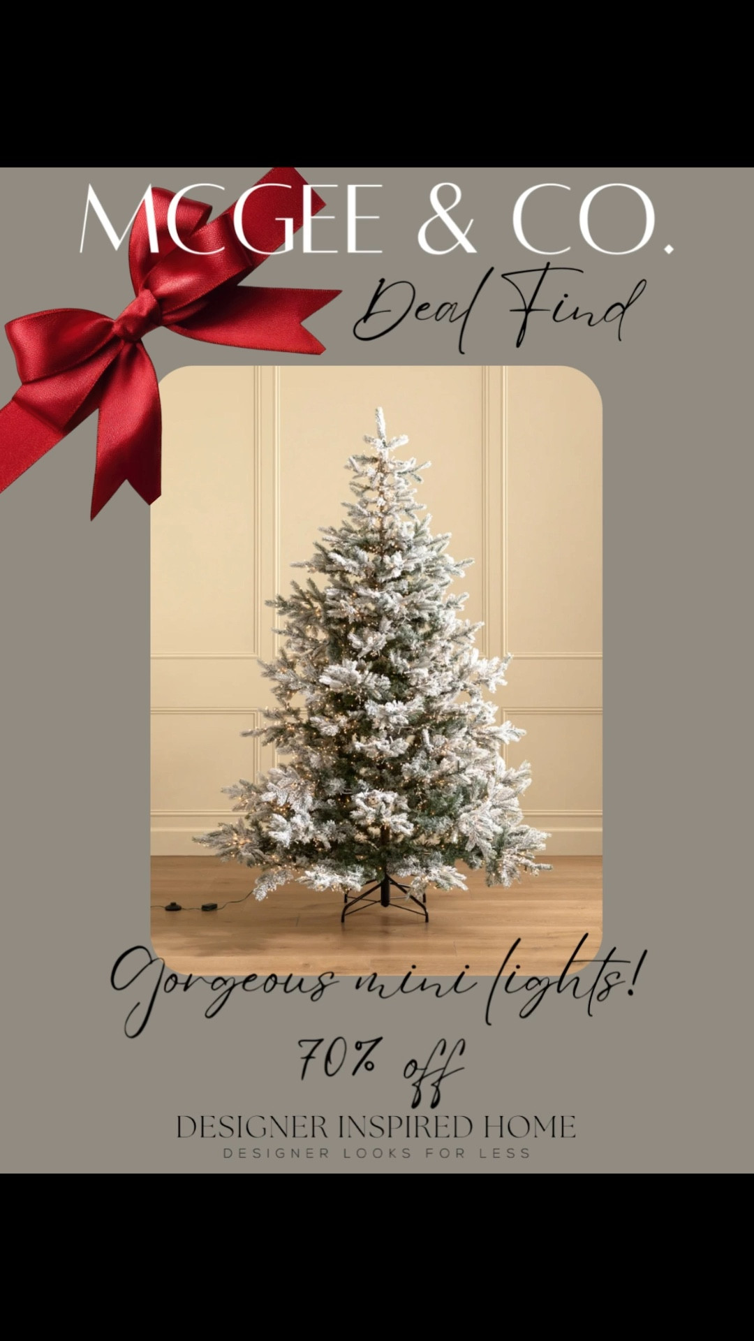 McGee & Co Christmas tree 70% off! 

#LTKSaleAlert #LTKHoliday #LTKSeasonal