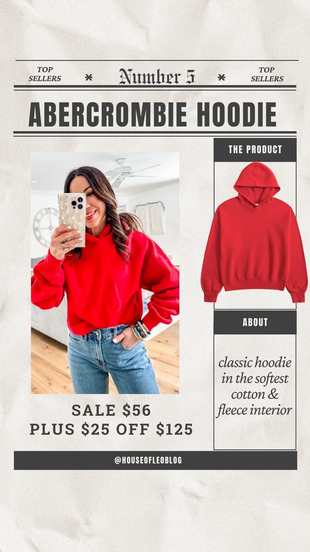 Wearing small red hoodie

#LTKSaleAlert #LTKOver40