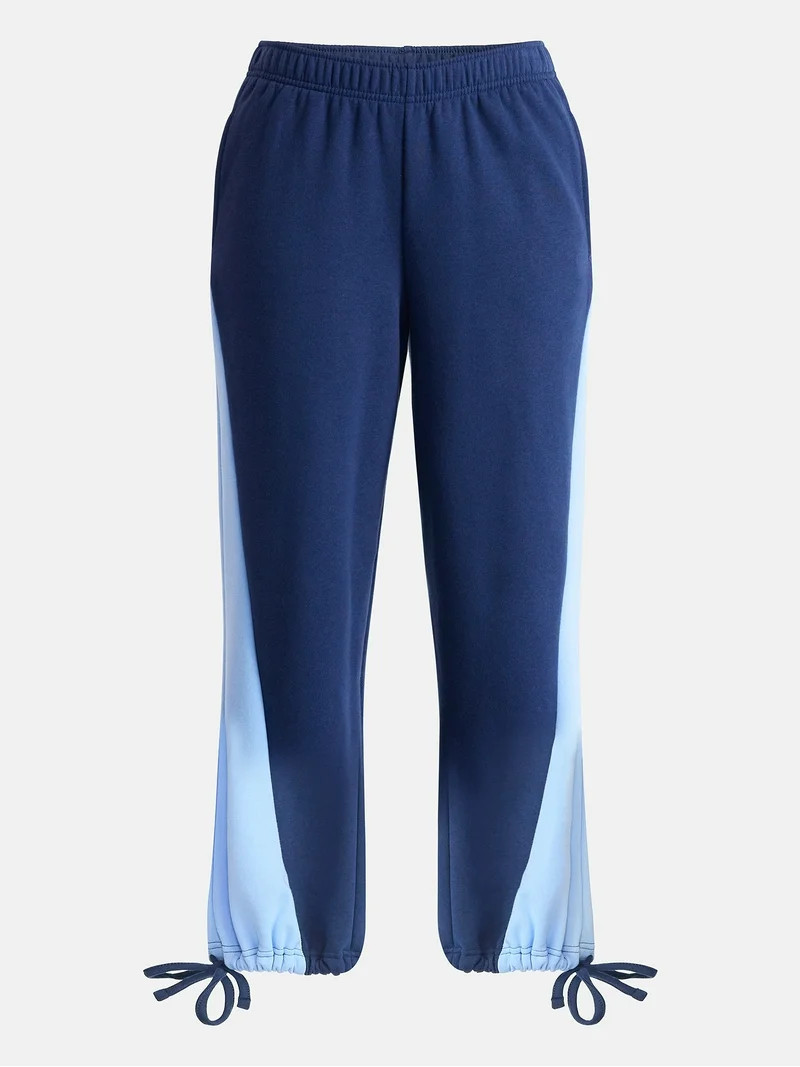 No Boundaries Colorblock Joggers, 30'' Inseam, Women’s | Walmart (US)