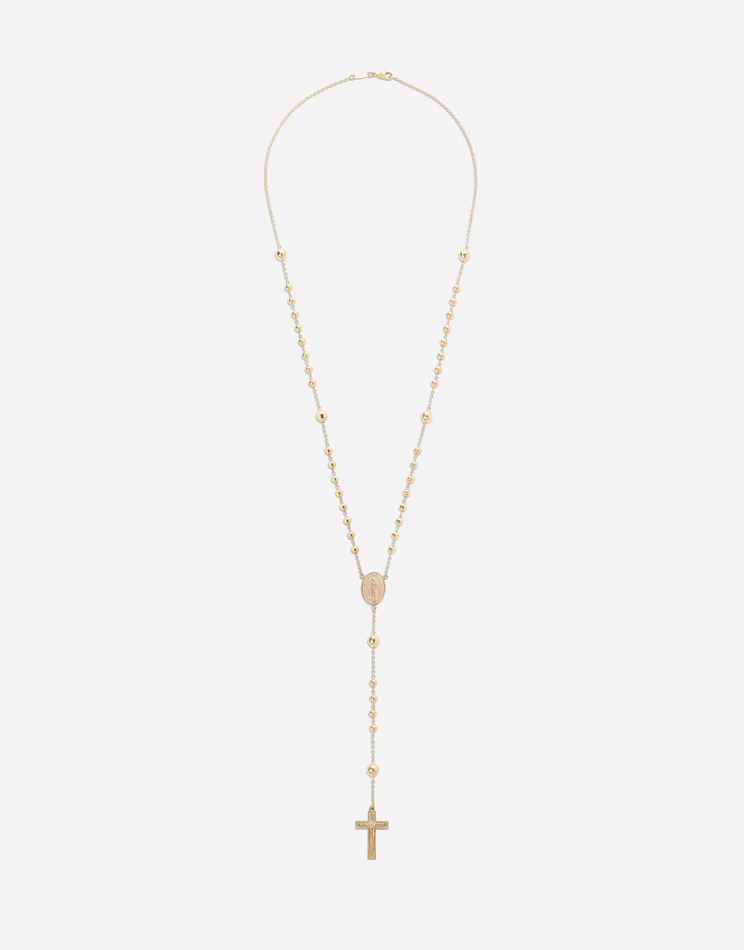 Sicily Rosary Necklace 18kt yellow gold | Dolce & Gabbana US