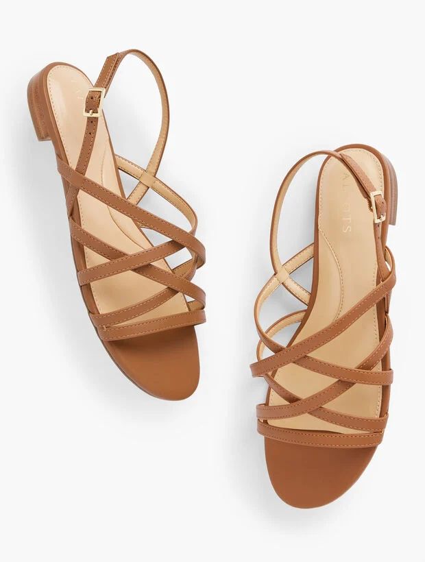 Aria Strap Soft Nappa Flats | Talbots