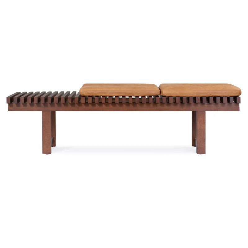 Parthenon Leather Bench | Wayfair North America