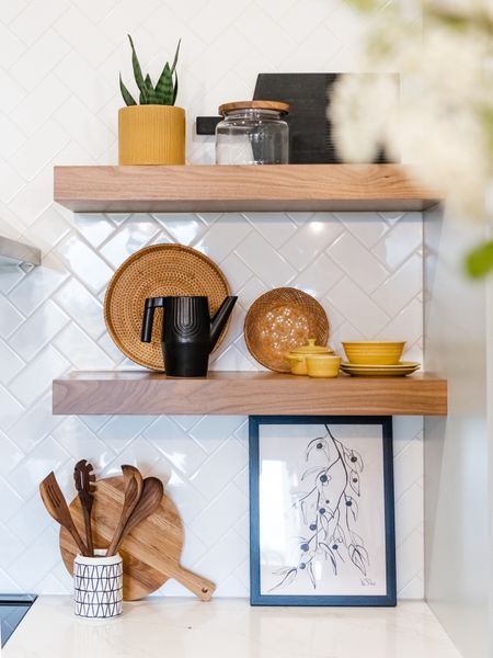 Kitchen shelf styling

#LTKhome #LTKstyletip