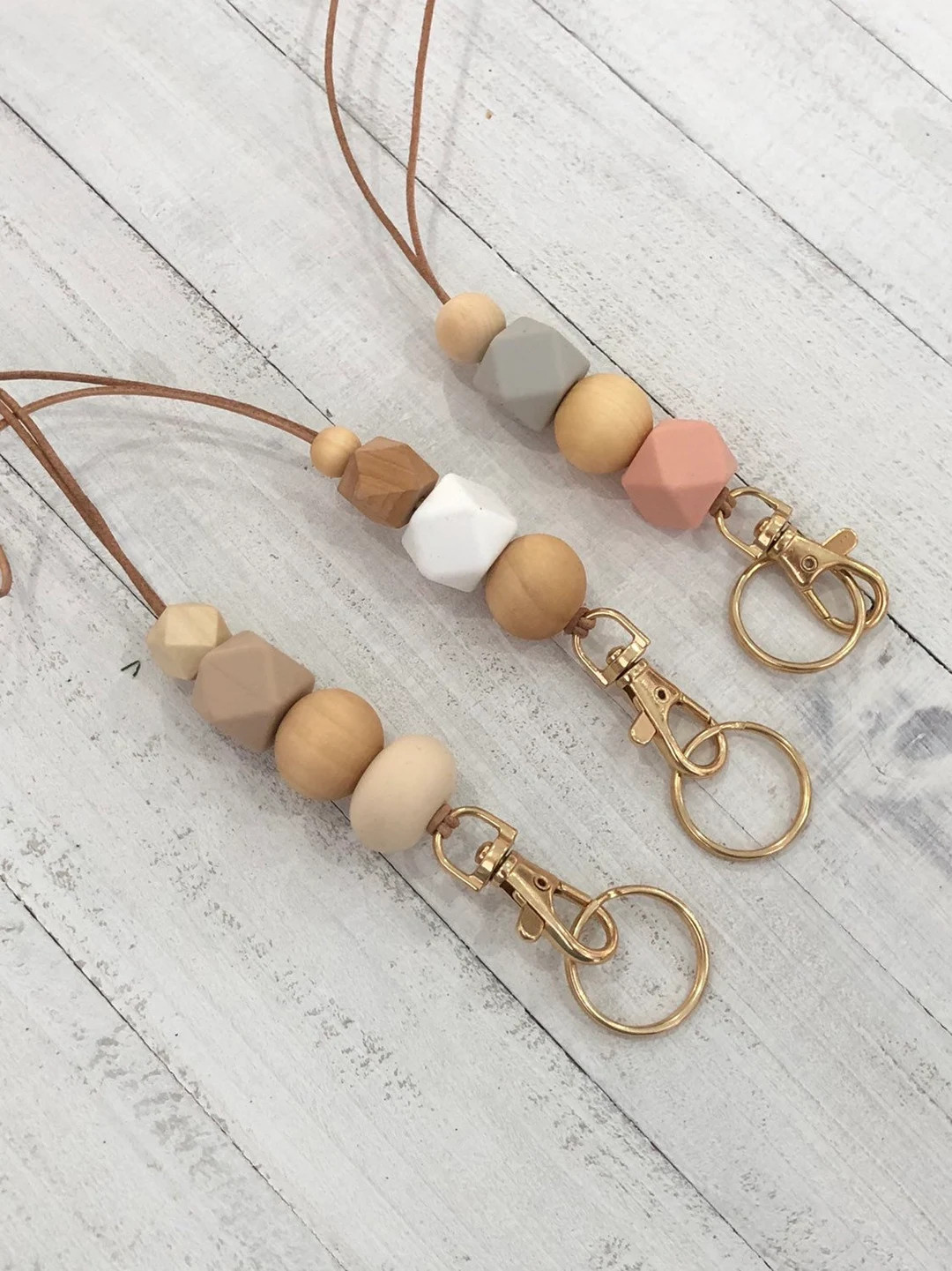 lanyard, id badge lanyard, teacher lanyard, geometric, leather lanyard, lanyard necklace | Etsy (US)