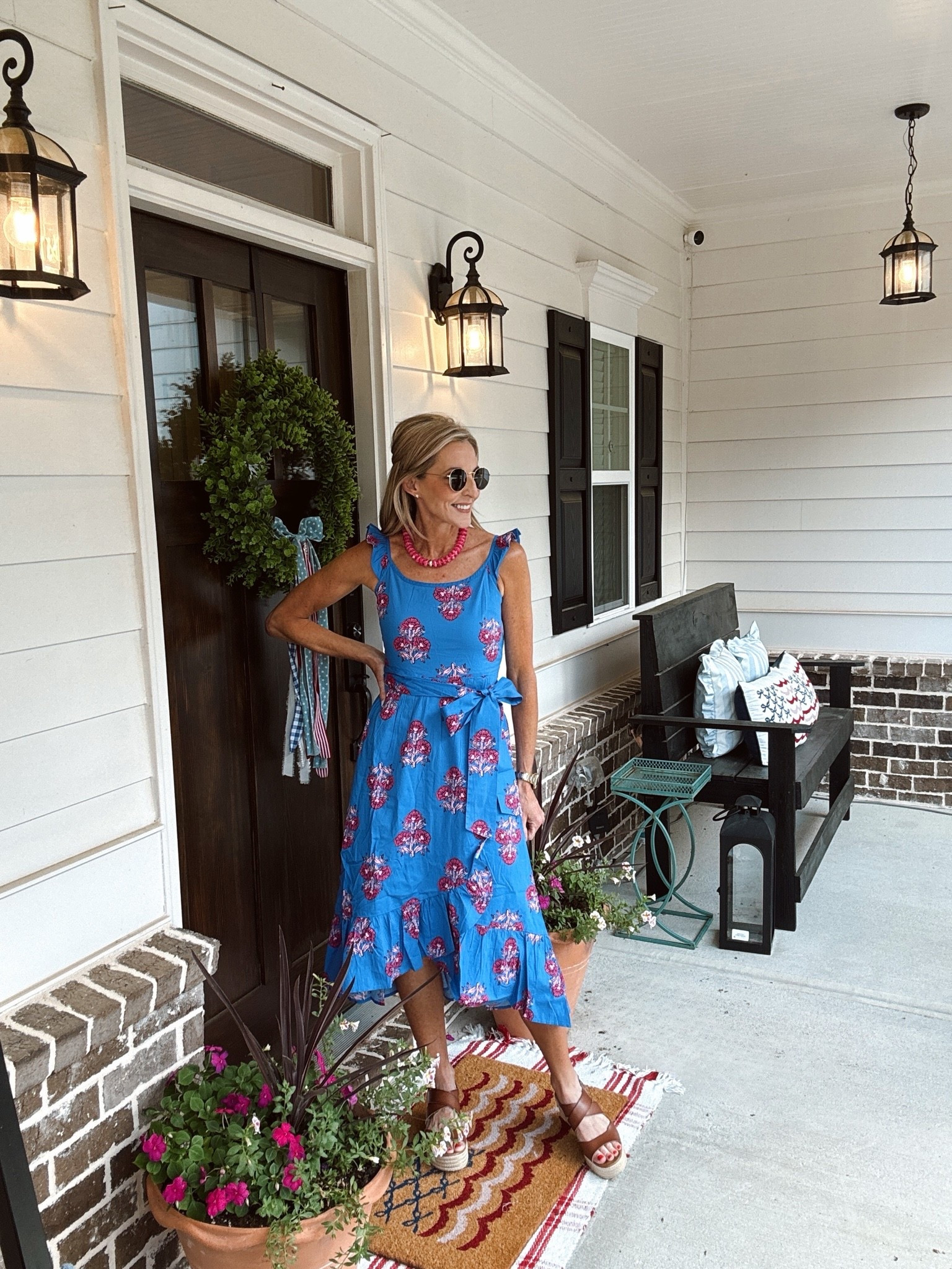 This beautiful tie way to wrap dress is an extra 50% off today with the code 50Less. 
I am wearing a size 2. It’s perfect for summer vacation or add a cute cardigan for school.

#LTKmomlife #LTKootd #LTKgrwm