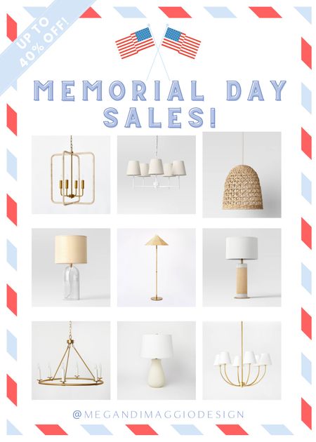Wow!! Major lighting sale at Target!! Now snag up to 40% OFF these coastal pendants, table lamps and chandeliers!! 🤩 Including some favorites from Studio McGee like this new rattan floor lamp and highly rated rattan pendant!! 

#LTKhome #LTKFind #LTKsalealert
