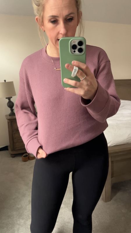 I found the cutest boyfriend fit waffle long sleeve from Abercrombie & Fitch! 20% off today! 

#LTKfit