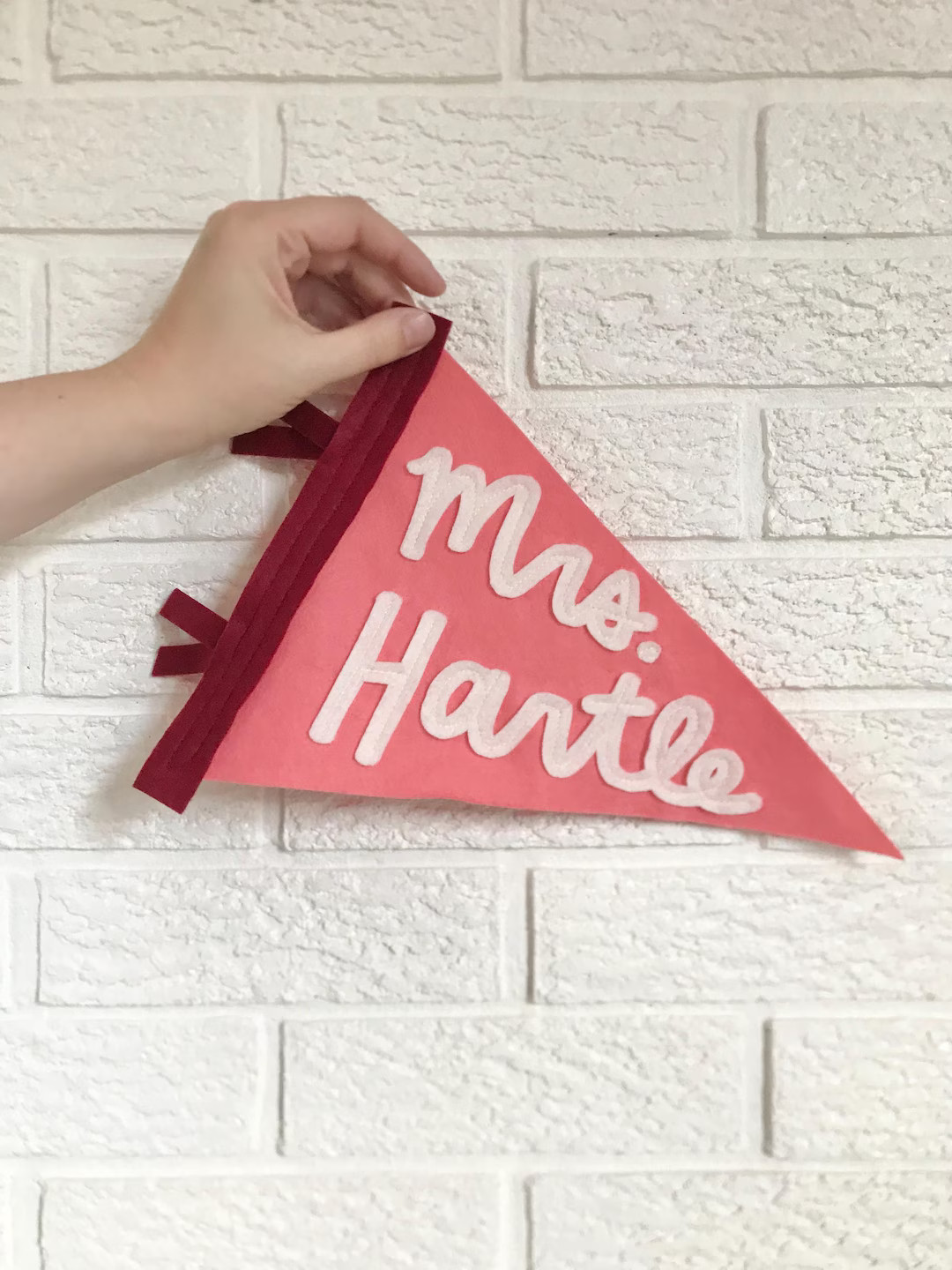 Personalized Teacher Pennant | Teacher Gift | Classroom Decor | End of the Year Gift | First Day ... | Etsy (US)