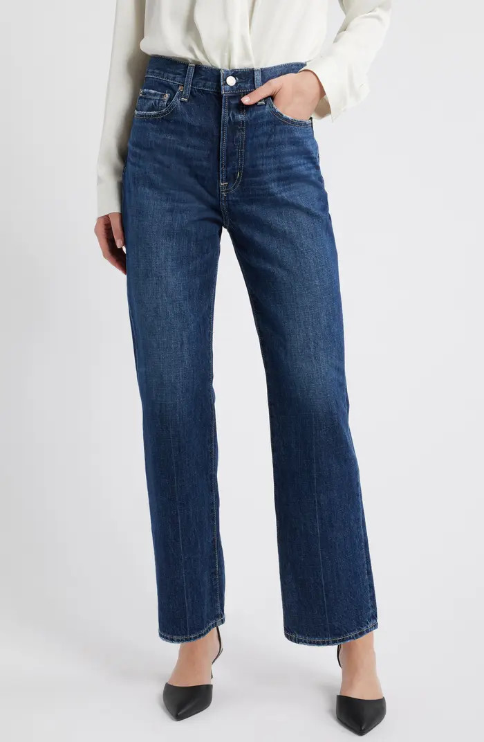 Cassie High Waist Straight Leg Jeans | Nordstrom