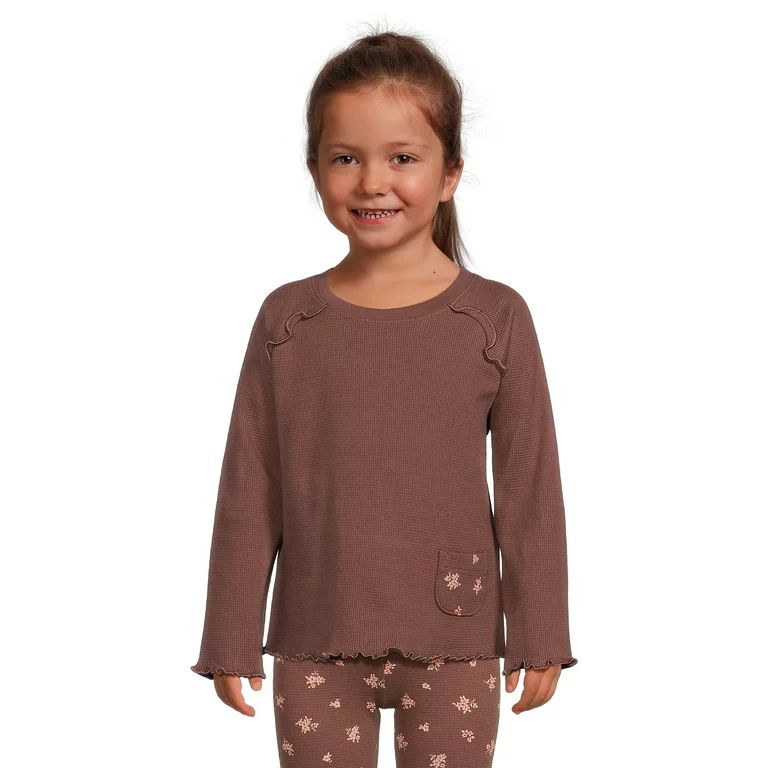 easy-peasy Toddler Girl Long Sleeve Pocket T-Shirt, Sizes 12 Months-5T | Walmart (US)