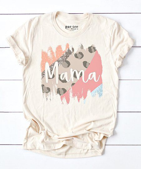 Cream Modern 'Mama' Boyfriend Tee - Women | Zulily