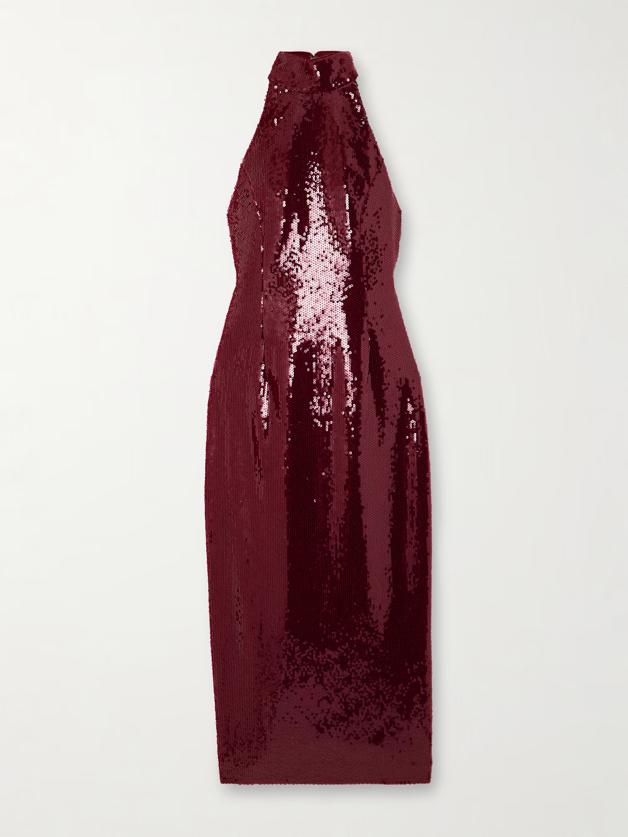 Zelda bow-detailed sequined satin midi dress | NET-A-PORTER (UK & EU)