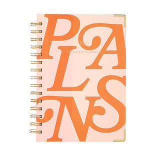 DesignWorks 13-Month Undated Planner Geo Checks | The Container Store