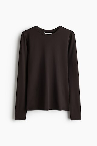 Long-sleeved microfibre top | H&M (UK, MY, IN, SG, PH, TW, HK)
