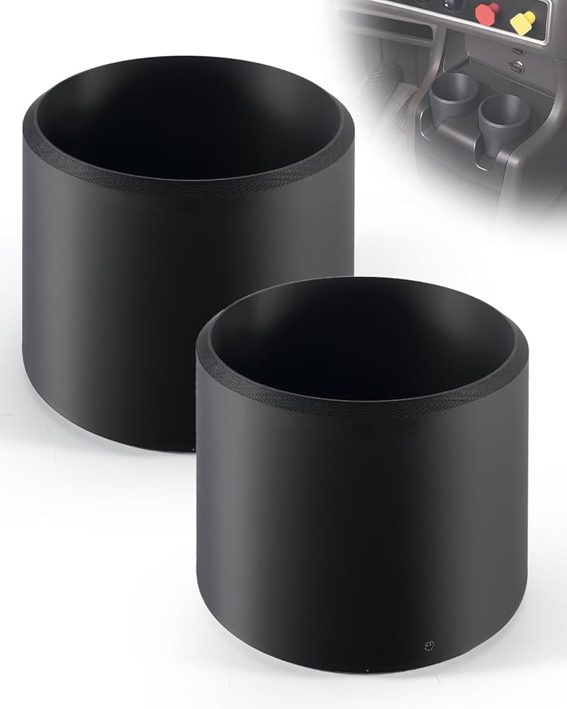 2 Pack Cup Holder Insert Compatible with Kenworth Peterbilt Truck, Car Cup Stabilizer Fits 86mm D... | Amazon (US)