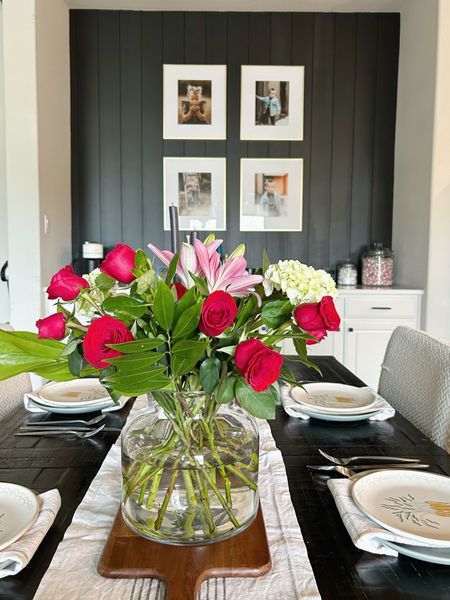 DINING BUFFET REFRESH

About 2 years ago we added shiplap and shelves to the buffet. Regardless of the multiple brackets, the shelves to top heavy to bear much weight and I was ready for a more minimalistic and modern refresh. 

When I saw a BOGO on frames last week, I ran to Target for some large matted frames for the area. 

You may recall in IG stories that I’d planned to do this project but a while back Ryan shared with me that he missed being involved in the projects; so you will see more of him when it comes to projects going forward. I won’t complain because with 4 hands, I may get more done. 😆

#diningroom #buffet #diningnook #openconcept #newbuild #modernfarmhouse #blackshiplap #shiplap #frames #gallerywall #targetstyle #targetfinds #ltk #ltkhome #ltkunder50 #ltksalealert #paidlinks #discoveryunder5k #dfwmoms #dfwcreatives #dfwmomblogger #dfwstyle #dfwhomes 

#LTKfindsunder50 #LTKhome #LTKstyletip