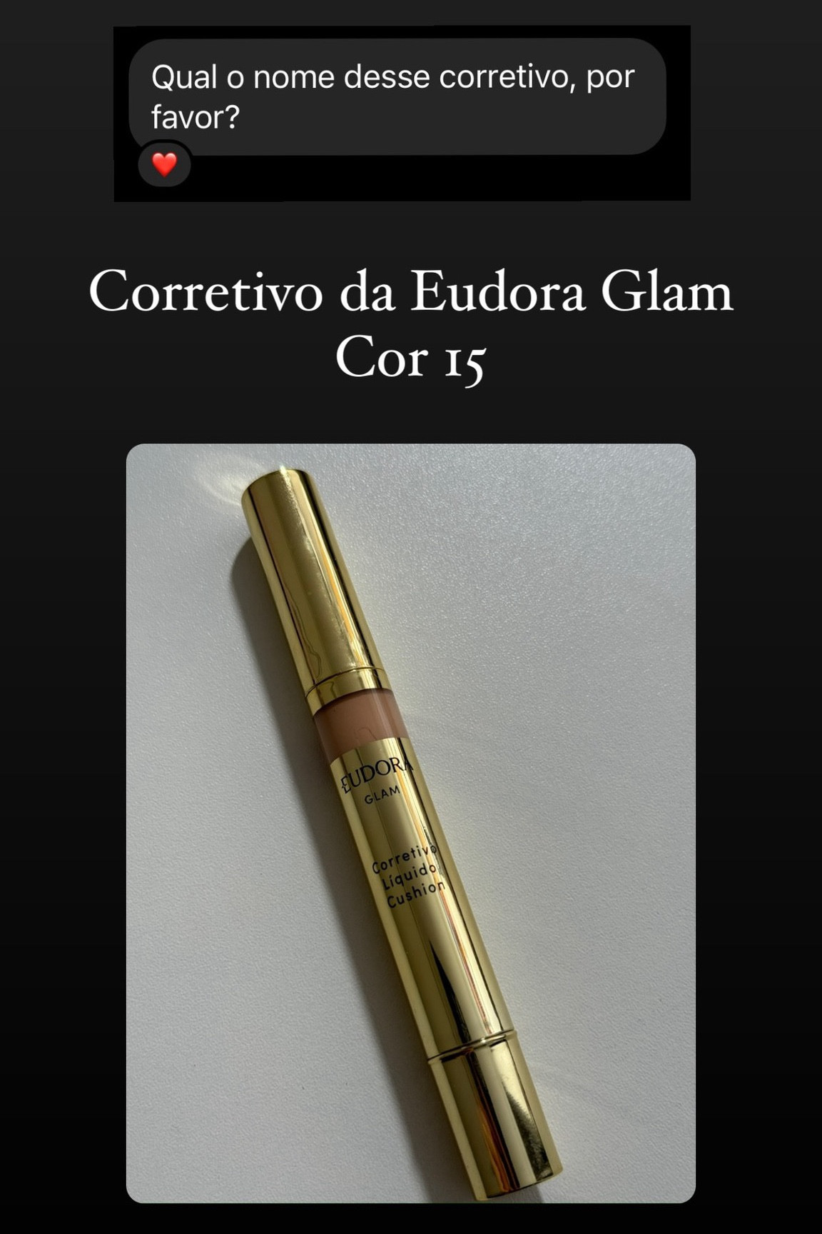 Corretivo cushion Eudora 

#LTKbeauty #LTKbrasil