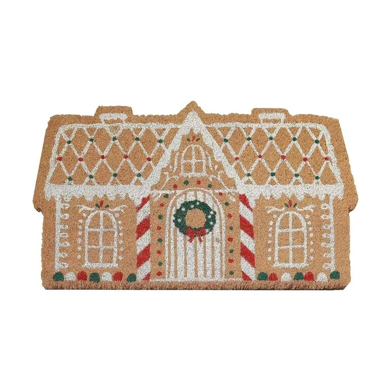 Christmas Doormat, Holiday Doormat, Gingerbread Welcome mat, Welcome Doormat, Home Decor, Fun Wel... | Walmart (US)